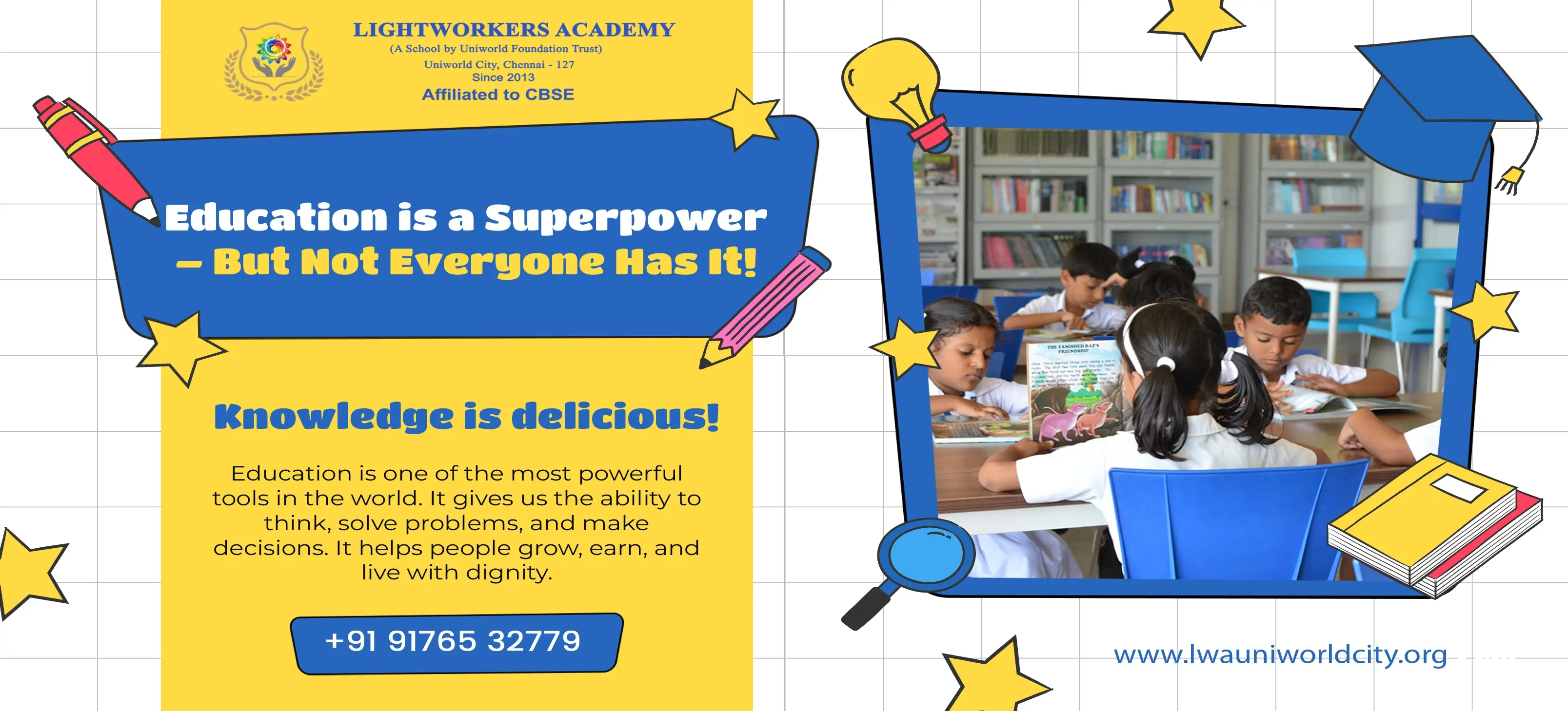 Education is a Superpower – But Not Everyone Has It!