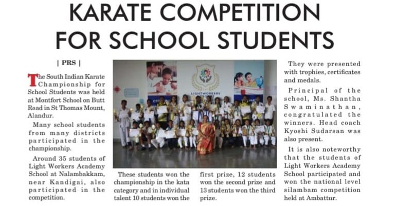 Karate and Silambam