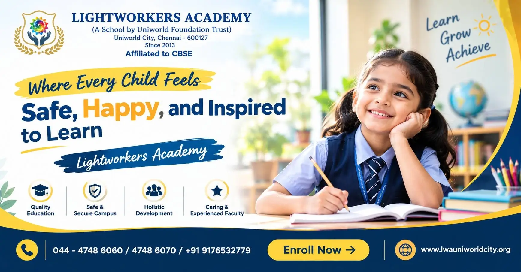 Where Every Child Feels Safe, Happy, and Inspired to Learn Lightworkers Academy
